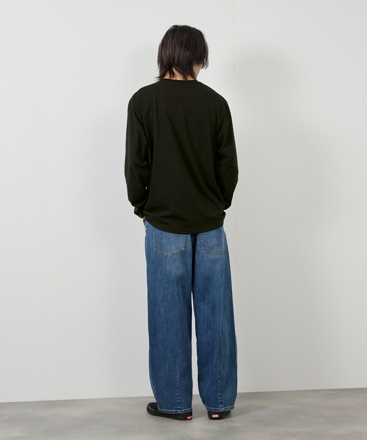 T-GRAPHICS フォトプリント長袖Tシャツ メンズ