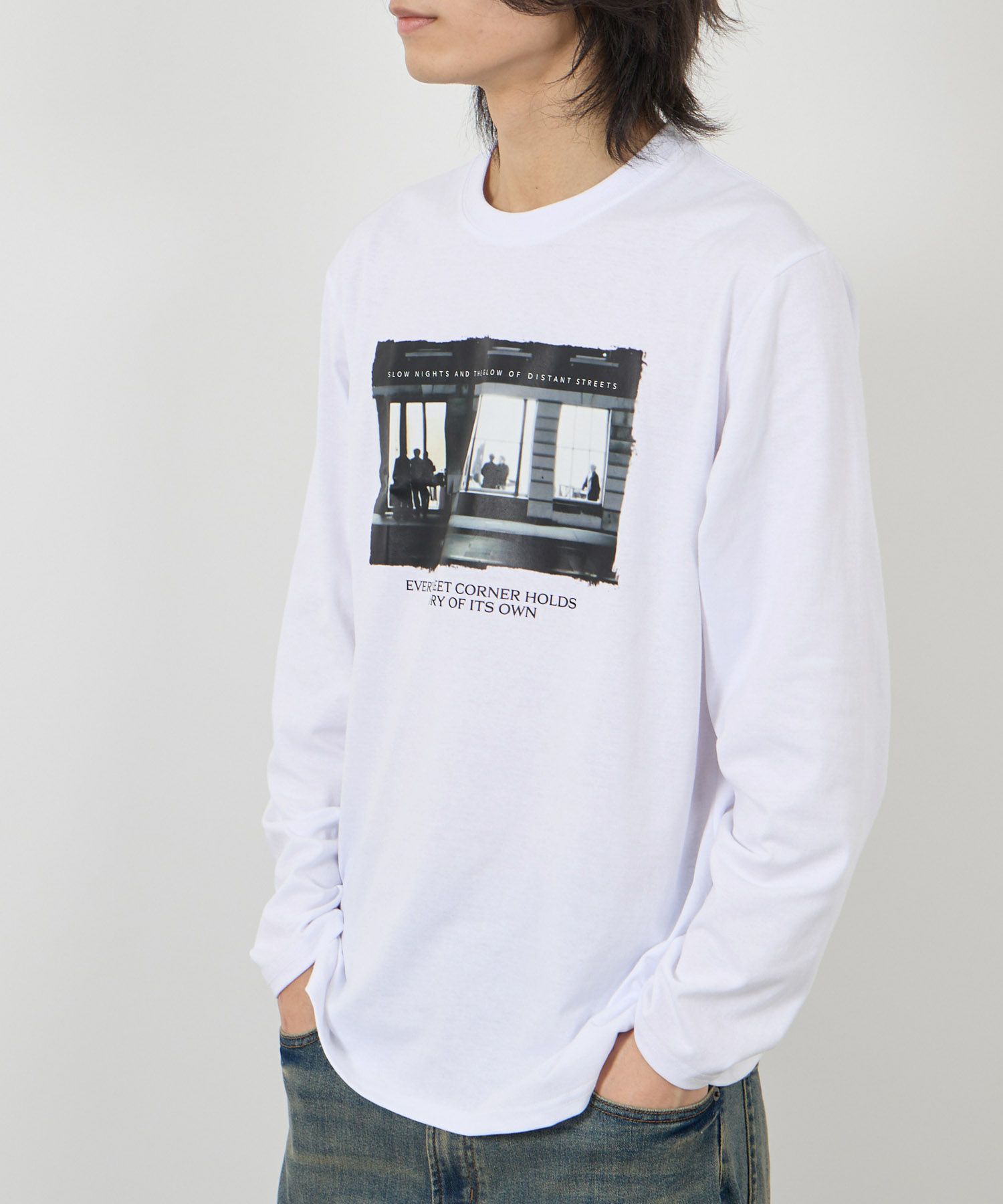 T-GRAPHICS  フォトプリント長袖Tシャツ メンズ商品サムネイル-11