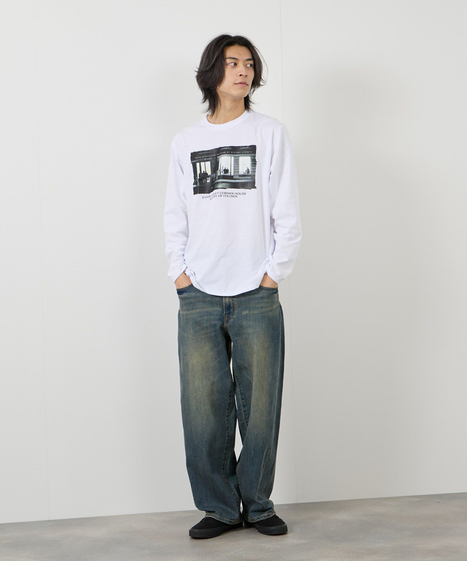 T-GRAPHICS  フォトプリント長袖Tシャツ メンズ商品サムネイル-12