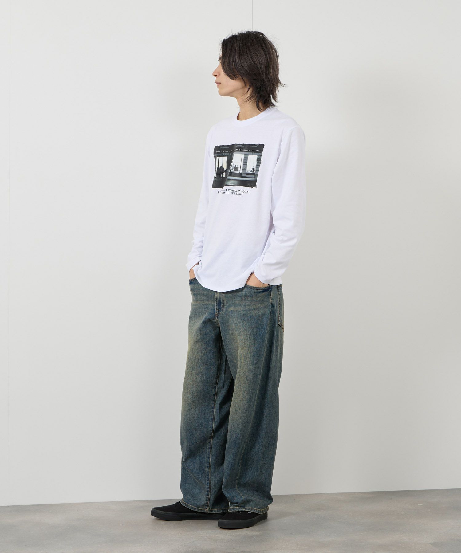 T-GRAPHICS  フォトプリント長袖Tシャツ メンズ商品サムネイル-13