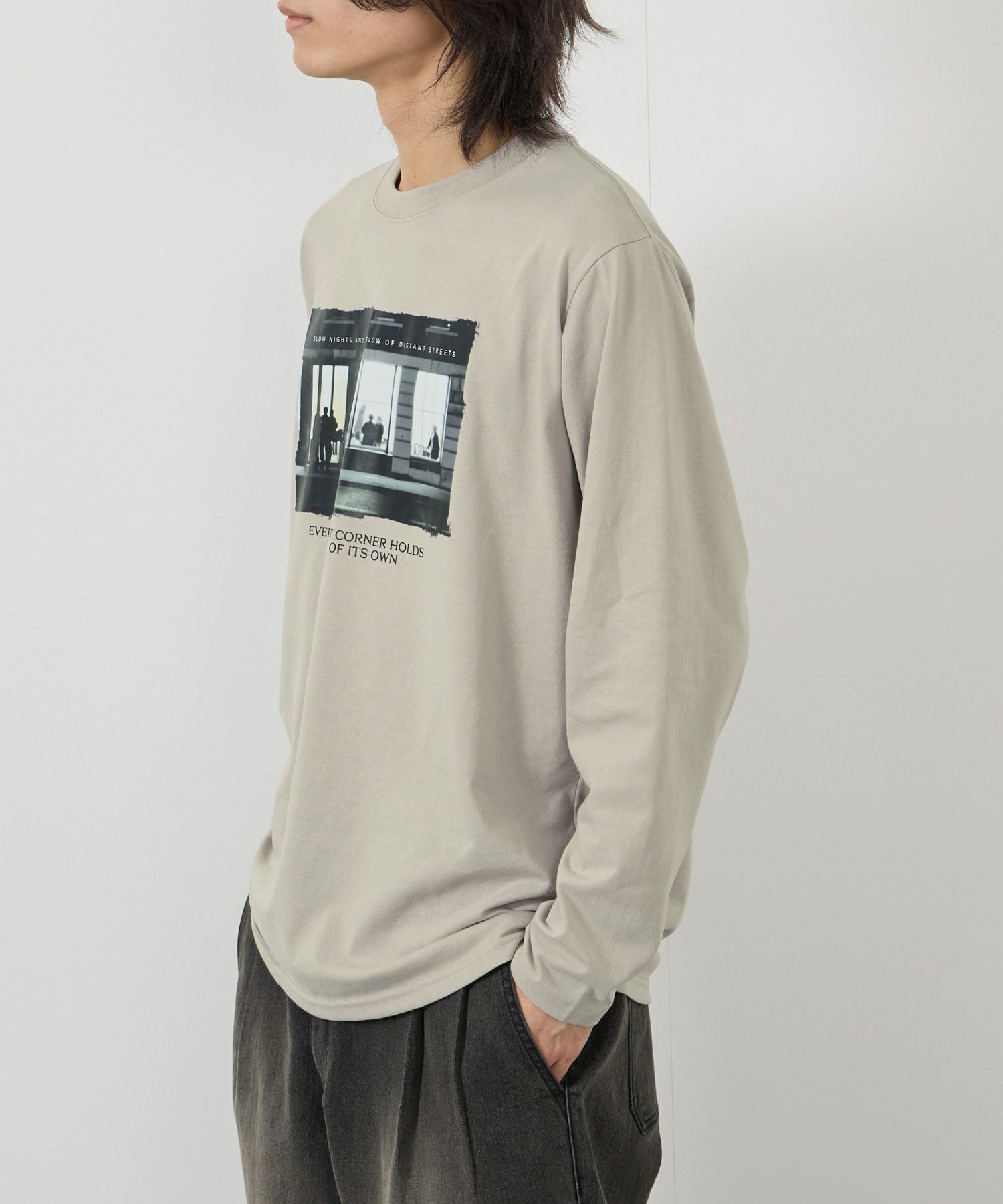 T-GRAPHICS  フォトプリント長袖Tシャツ メンズ商品画像-21