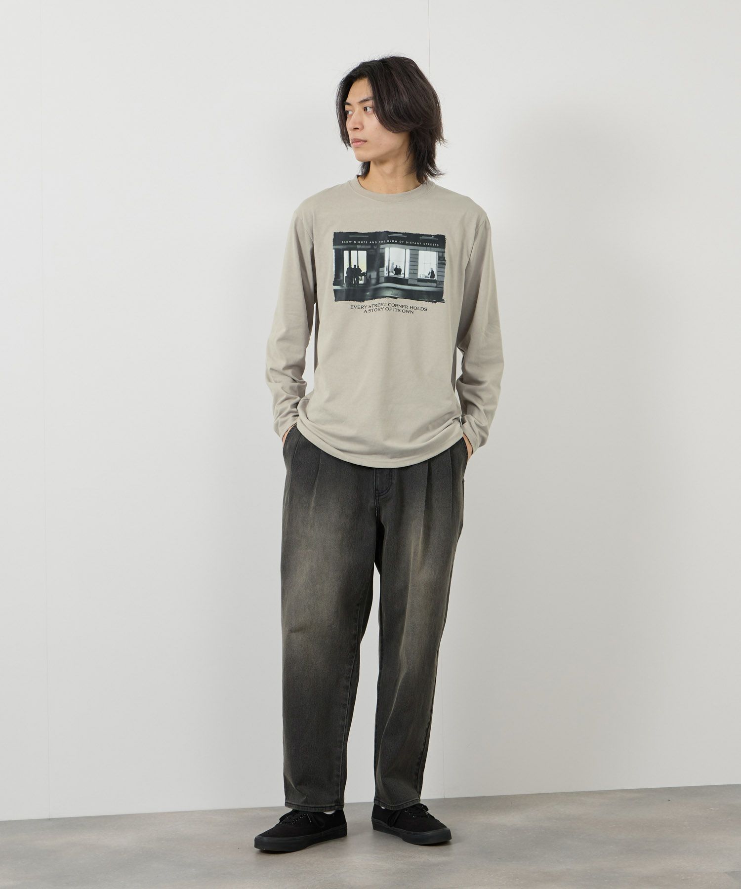 T-GRAPHICS  フォトプリント長袖Tシャツ メンズ商品サムネイル-22