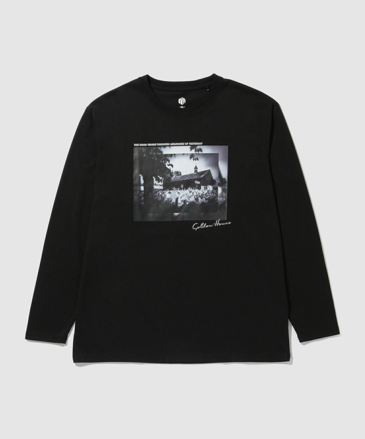 T-GRAPHICS フォトプリント長袖Tシャツ メンズ