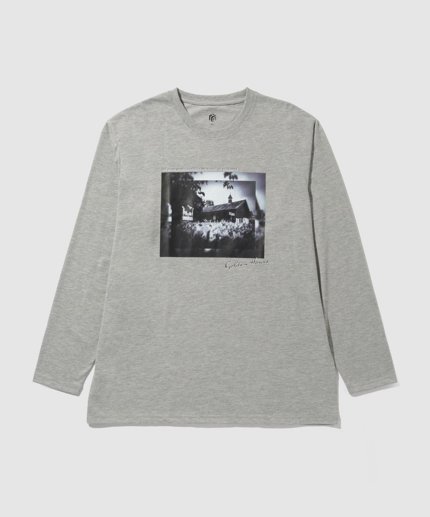 T-GRAPHICS フォトプリント長袖Tシャツ メンズ