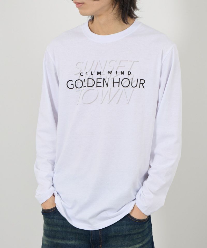 T-GRAPHICS  ストリートロゴ長袖Tシャツ メンズ商品画像-2