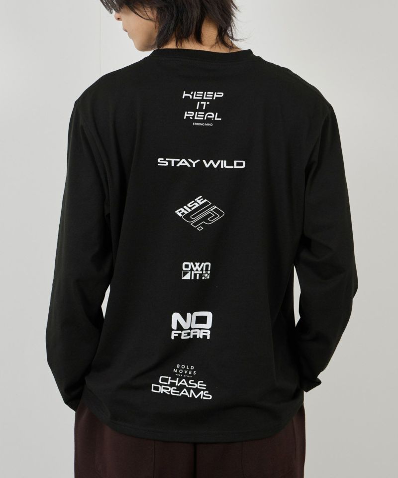 T-GRAPHICS  ストリートロゴ長袖Tシャツ メンズ商品画像-4