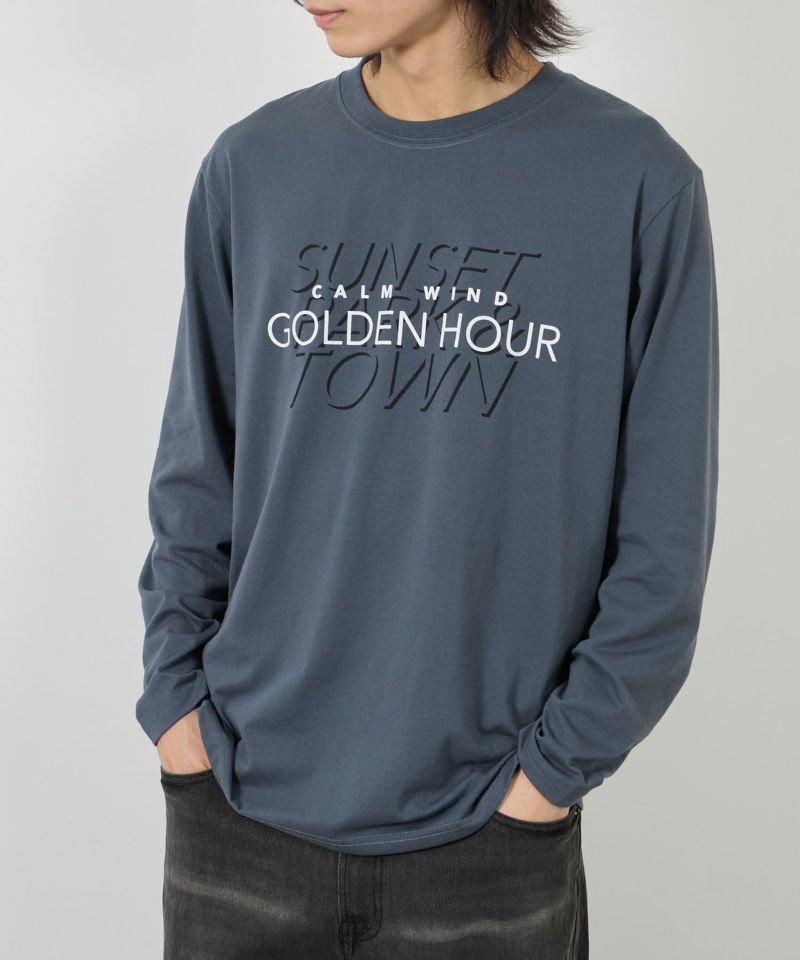 T-GRAPHICS  ストリートロゴ長袖Tシャツ メンズ商品画像-22