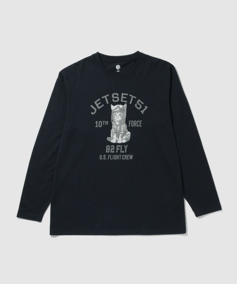 T-GRAPHICS  アニマルプリント長袖Tシャツ メンズ商品画像-1