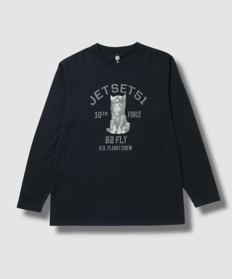 T-GRAPHICS  アニマルプリント長袖Tシャツ メンズ商品画像-1