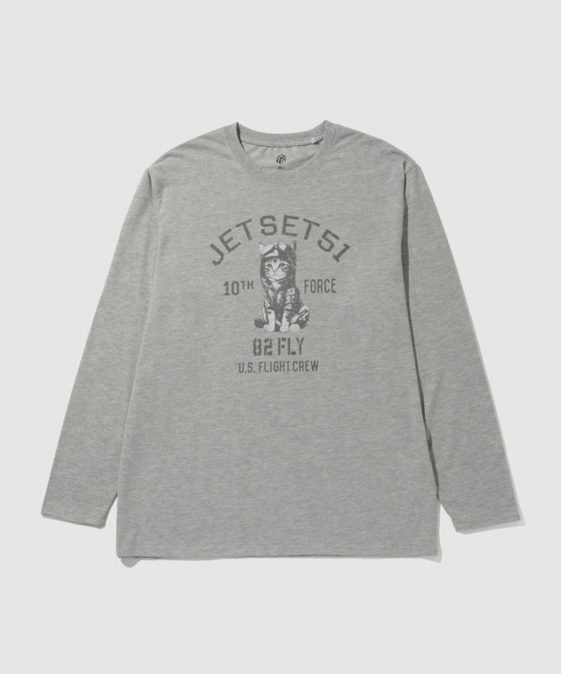 T-GRAPHICS  アニマルプリント長袖Tシャツ メンズ商品画像-3