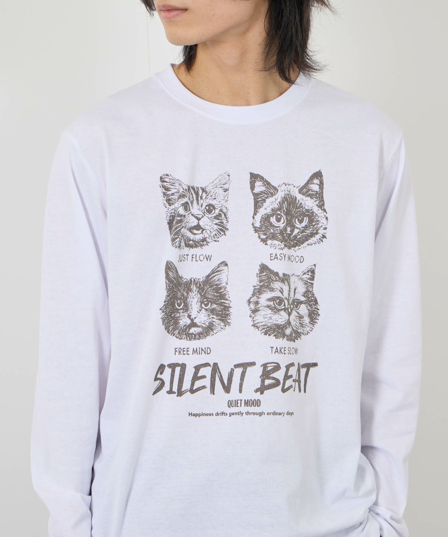 T-GRAPHICS アニマルプリント長袖Tシャツ メンズ商品画像-10