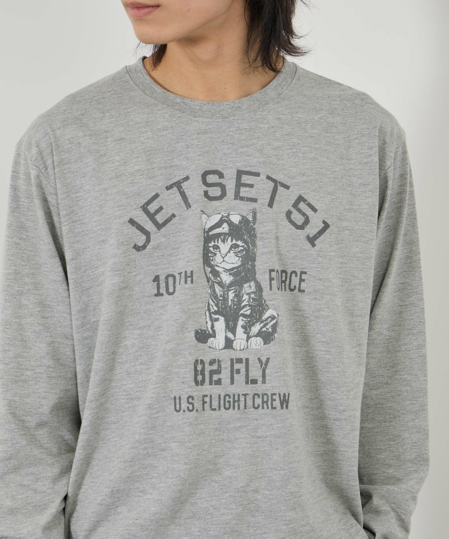 T-GRAPHICS  アニマルプリント長袖Tシャツ メンズ商品画像-13