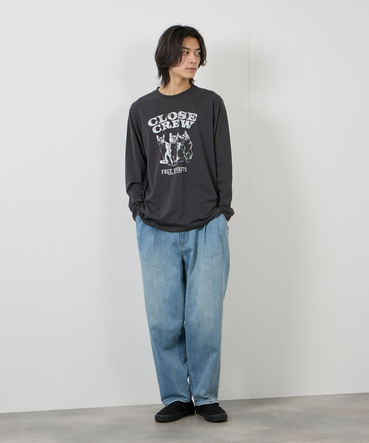 T-GRAPHICS アニマルプリント長袖Tシャツ メンズ商品サムネイル-16