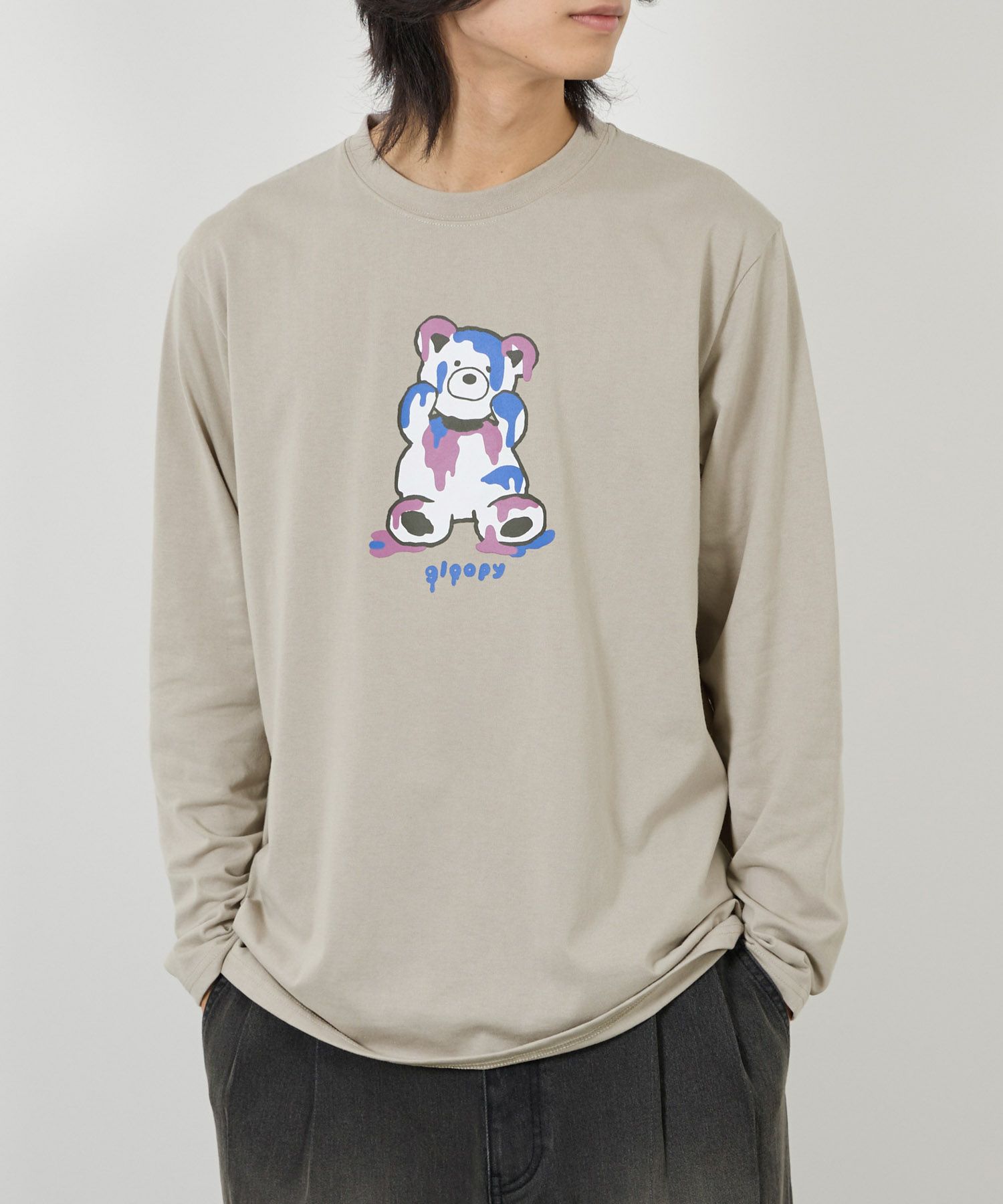 T-GRAPHICS  ビビットアニマル長袖Tシャツ メンズ商品サムネイル-5