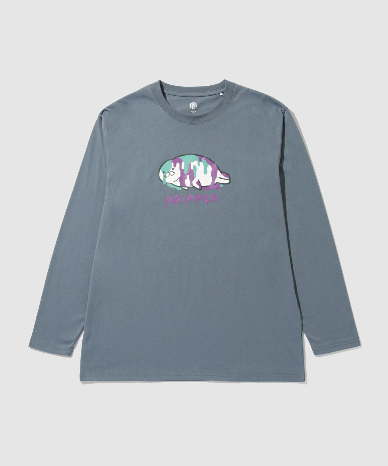T-GRAPHICS ビビットアニマル長袖Tシャツ メンズ