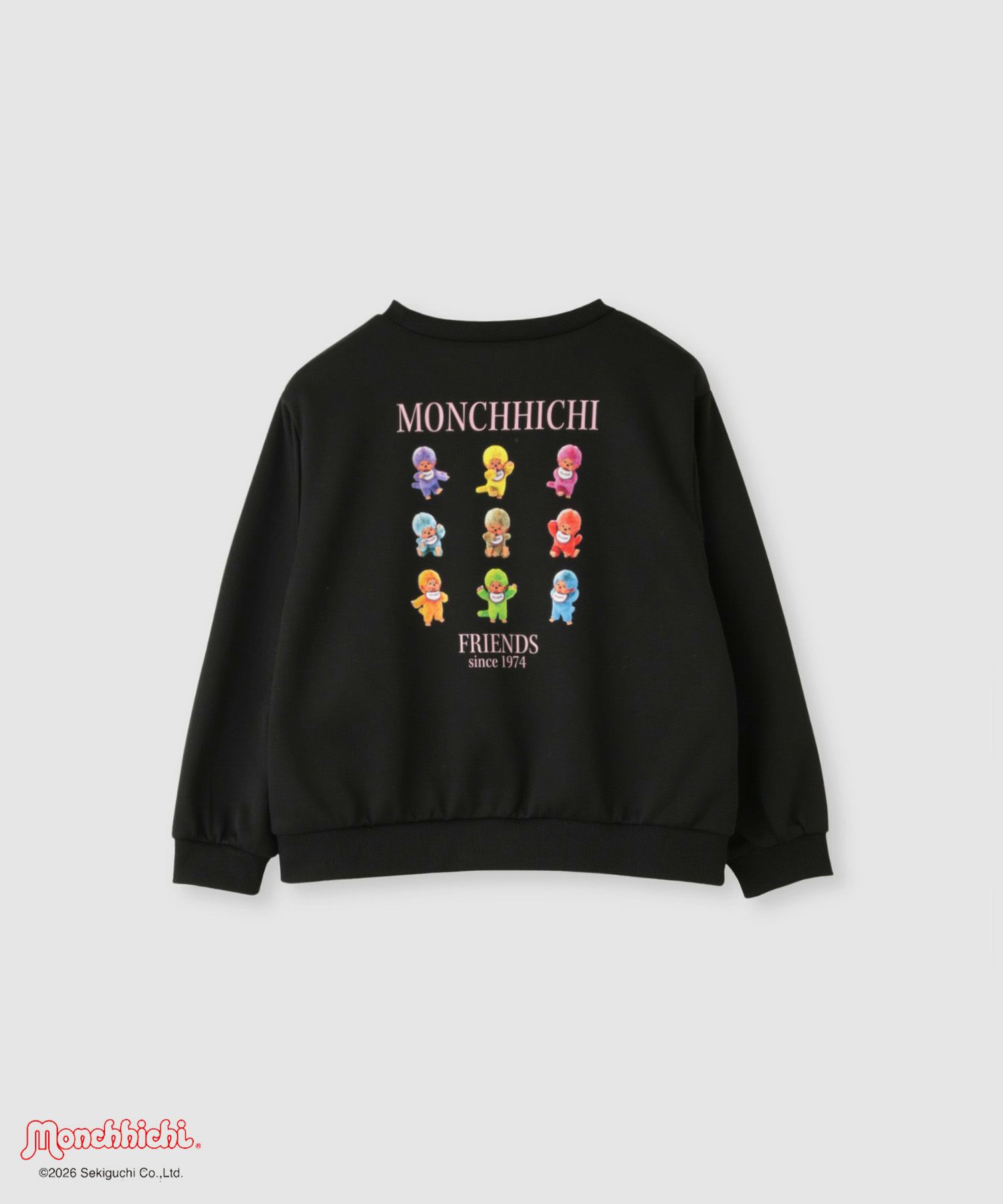 モンチッチ ポンチ素材転写プリントトレーナー キッズ商品サムネイル-1