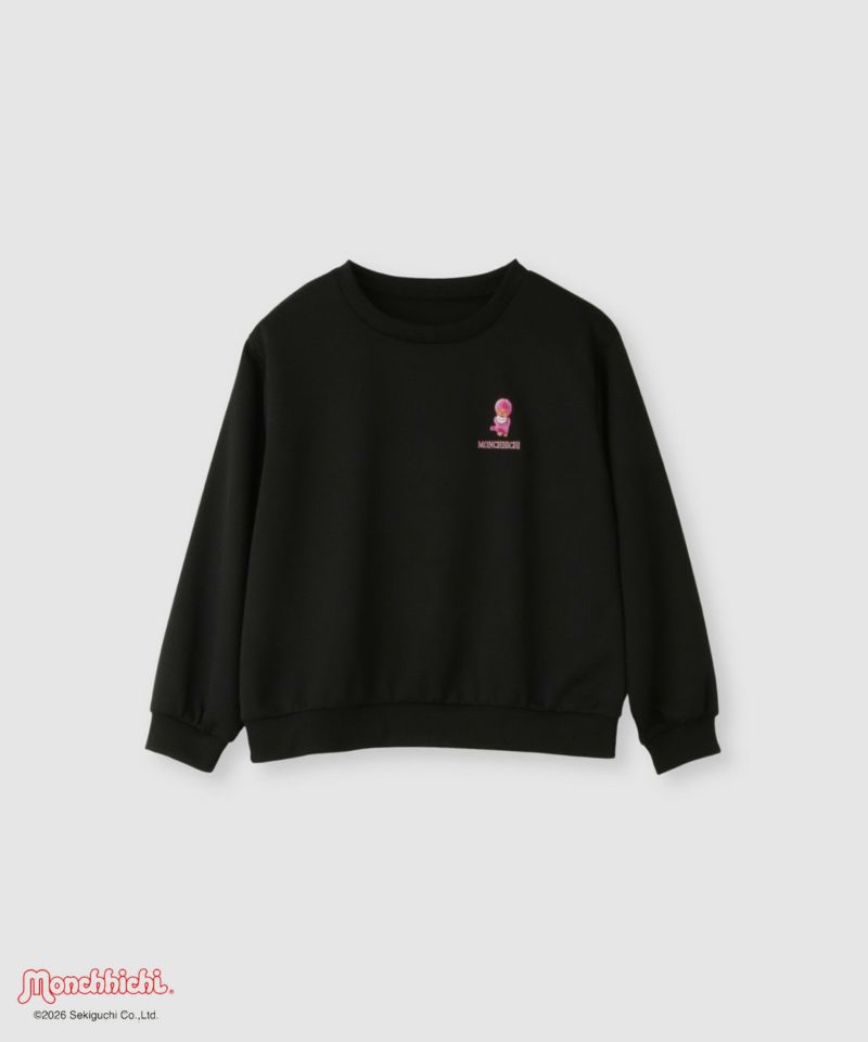 [値下げ]モンチッチ ポンチ素材転写プリントトレーナー キッズ商品画像-2