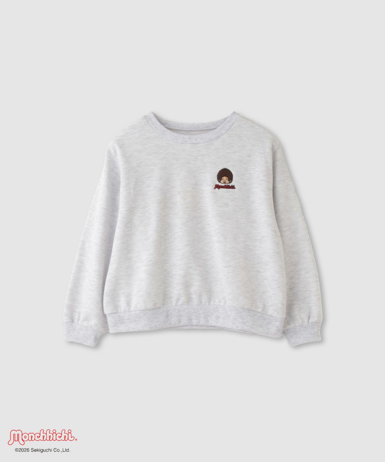 [値下げ]モンチッチ ポンチ素材転写プリントトレーナー キッズ商品画像-2