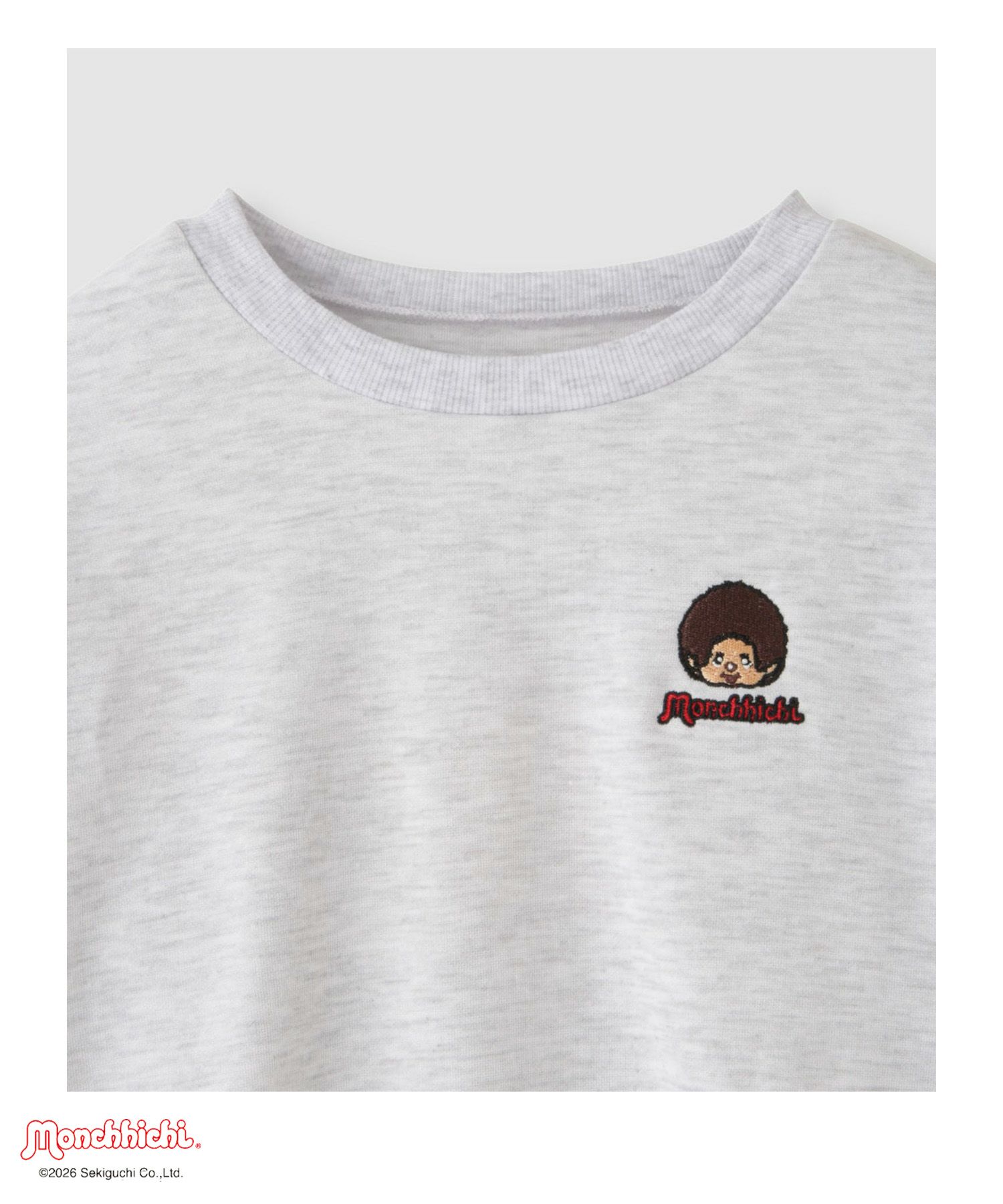 モンチッチ ポンチ素材転写プリントトレーナー キッズ商品画像-3