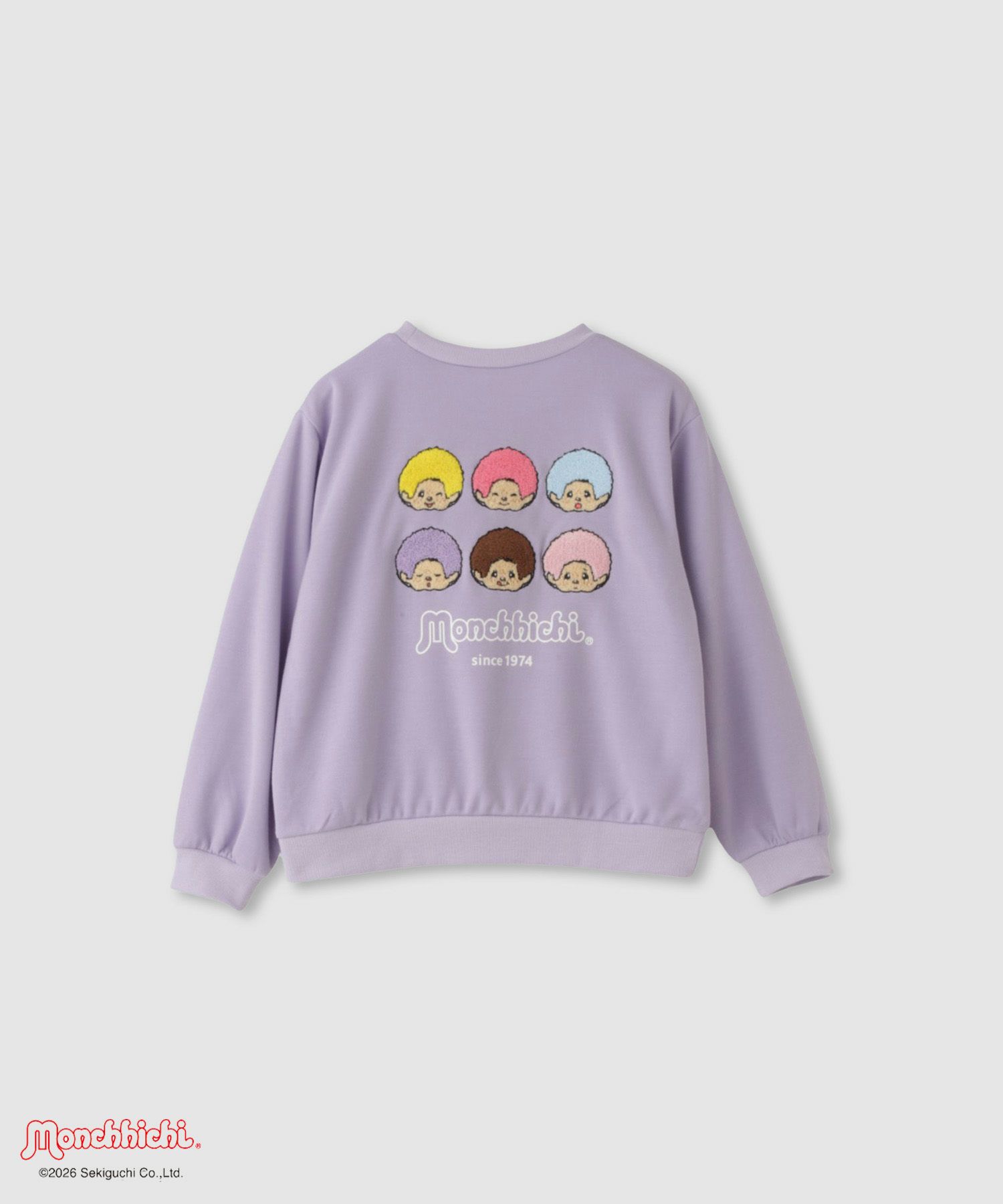モンチッチ ポンチ素材転写プリントトレーナー キッズ商品サムネイル-1