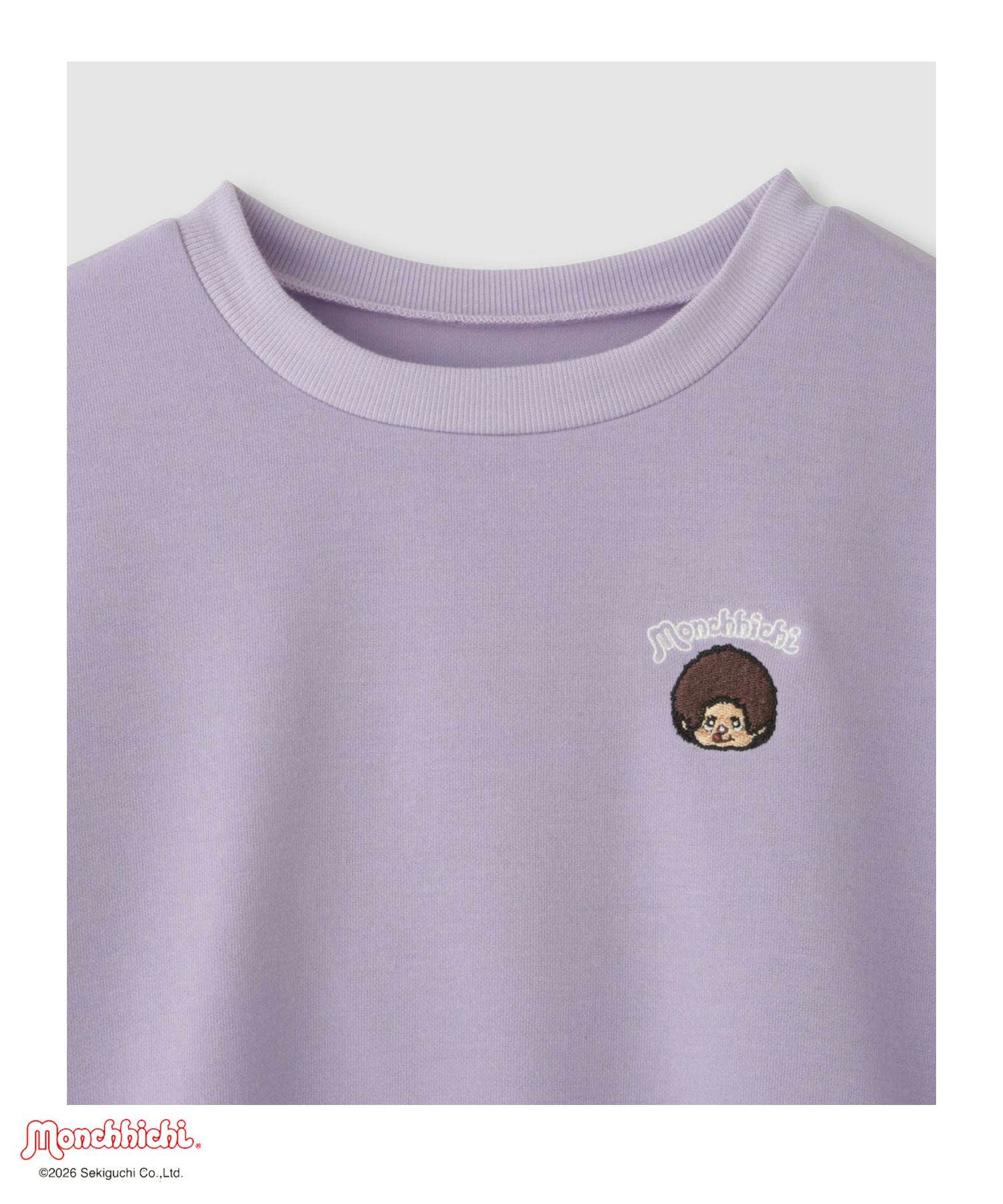 モンチッチ ポンチ素材転写プリントトレーナー キッズ商品サムネイル-3