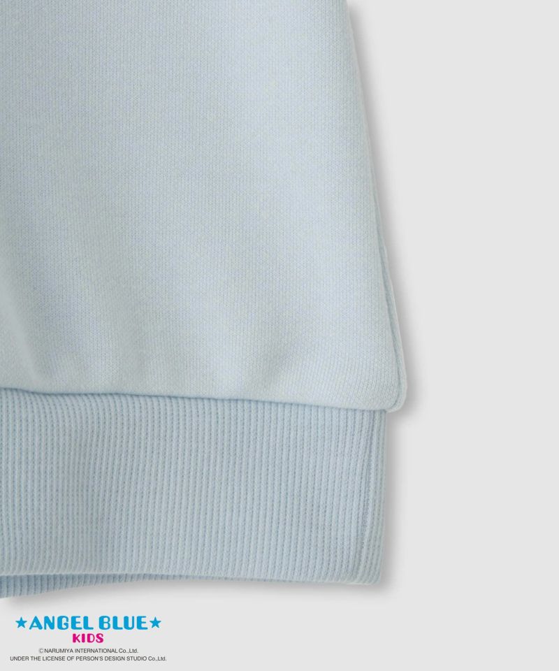 [値下げ]ANGEL BLUE  ポンチ素材刺繍プリントトレーナー キッズ商品画像-5