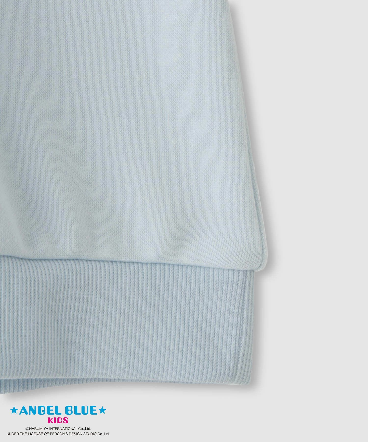 ANGEL BLUE  ポンチ素材刺繍プリントトレーナー キッズ商品画像-5