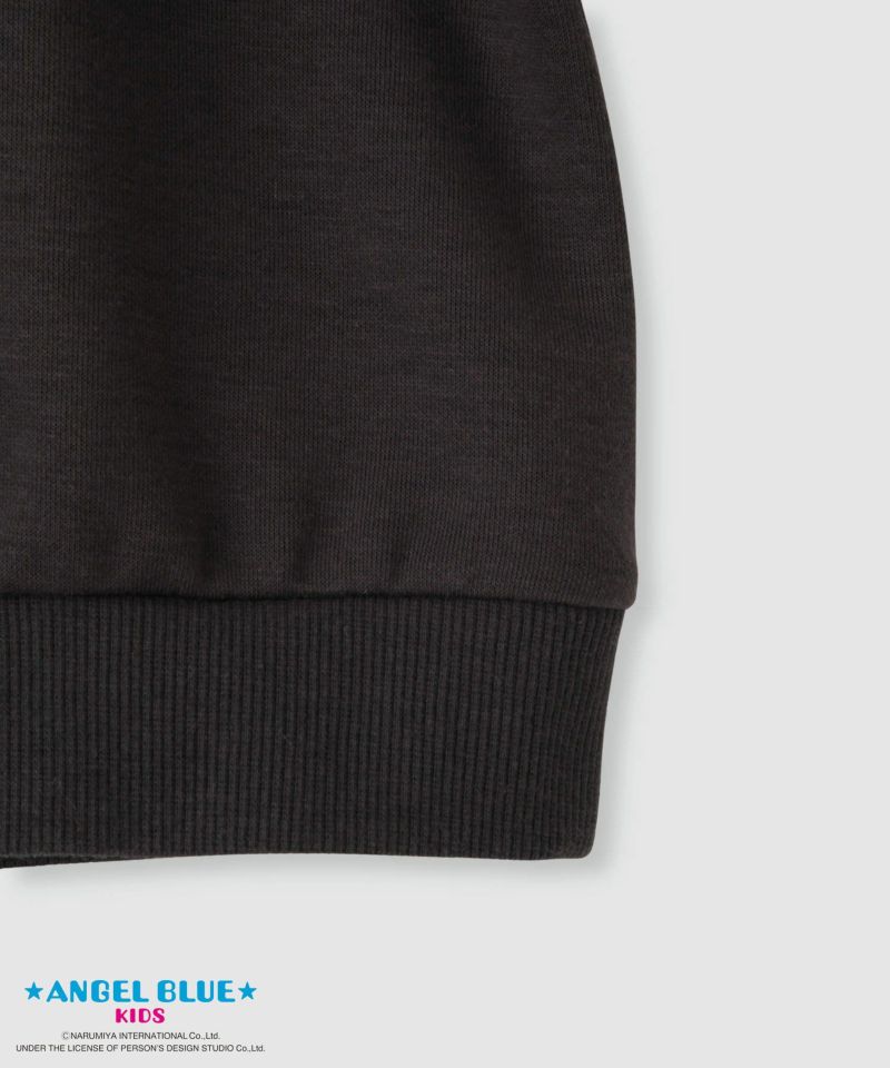 [値下げ]ANGEL BLUE  ポンチ素材ハートプリントトレーナー キッズ商品画像-5