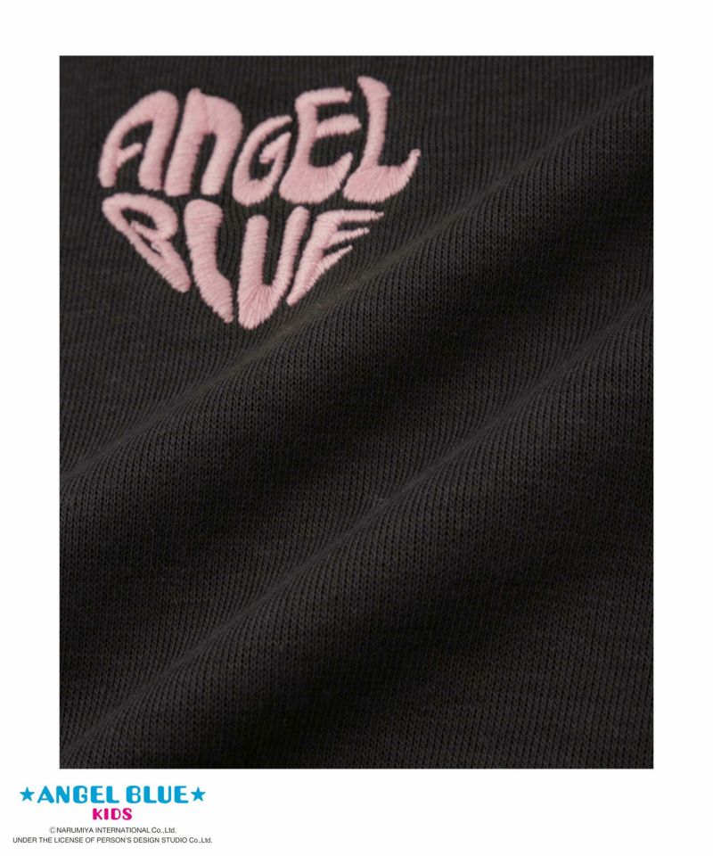 [値下げ]ANGEL BLUE  ポンチ素材ハートプリントトレーナー キッズ商品画像-7
