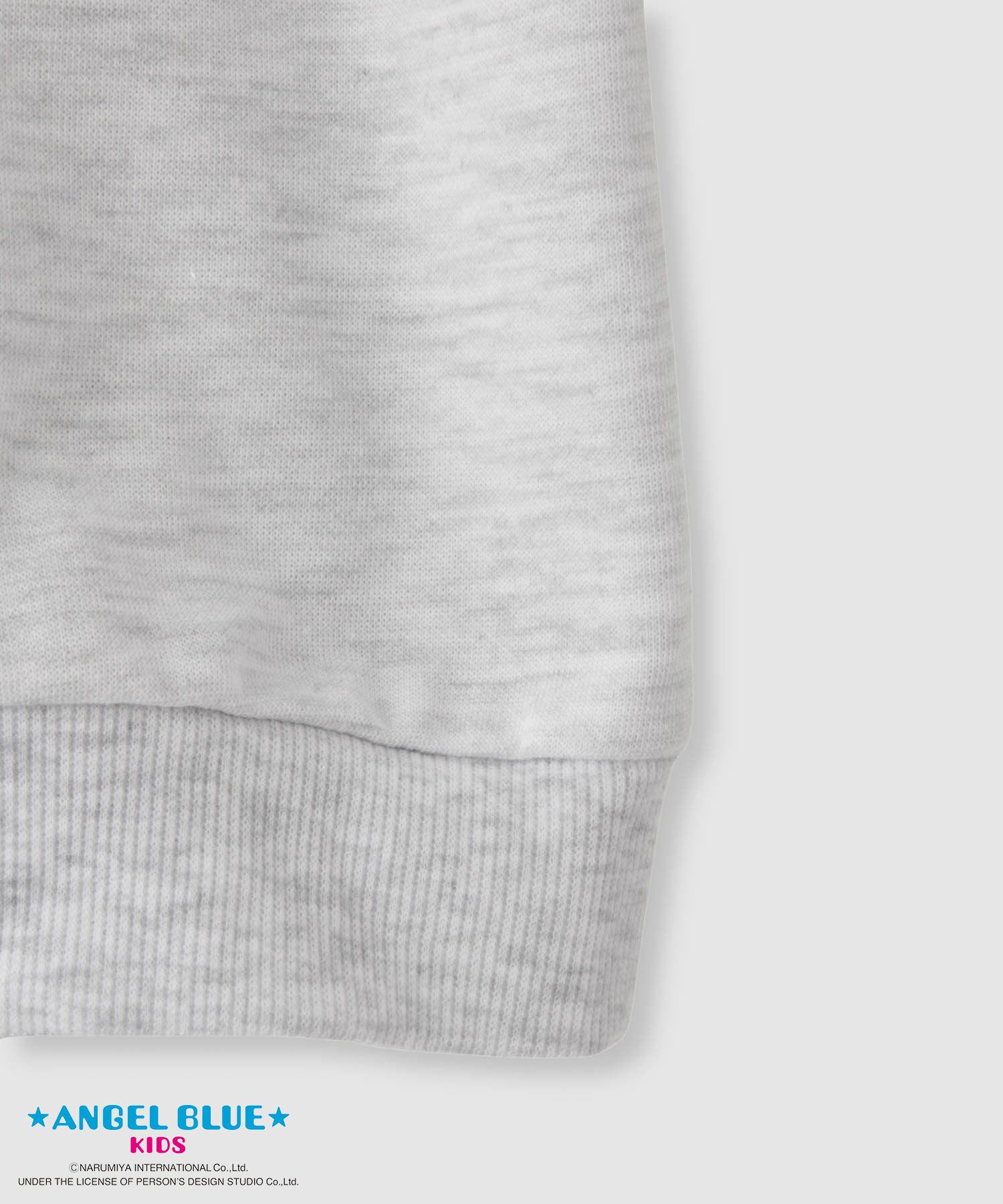 ANGEL BLUE  ポンチ素材刺繍プリントトレーナー キッズ商品サムネイル-5