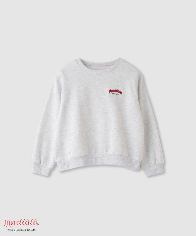 [値下げ]モンチッチ ポンチ素材転写プリントトレーナー キッズ商品画像-2