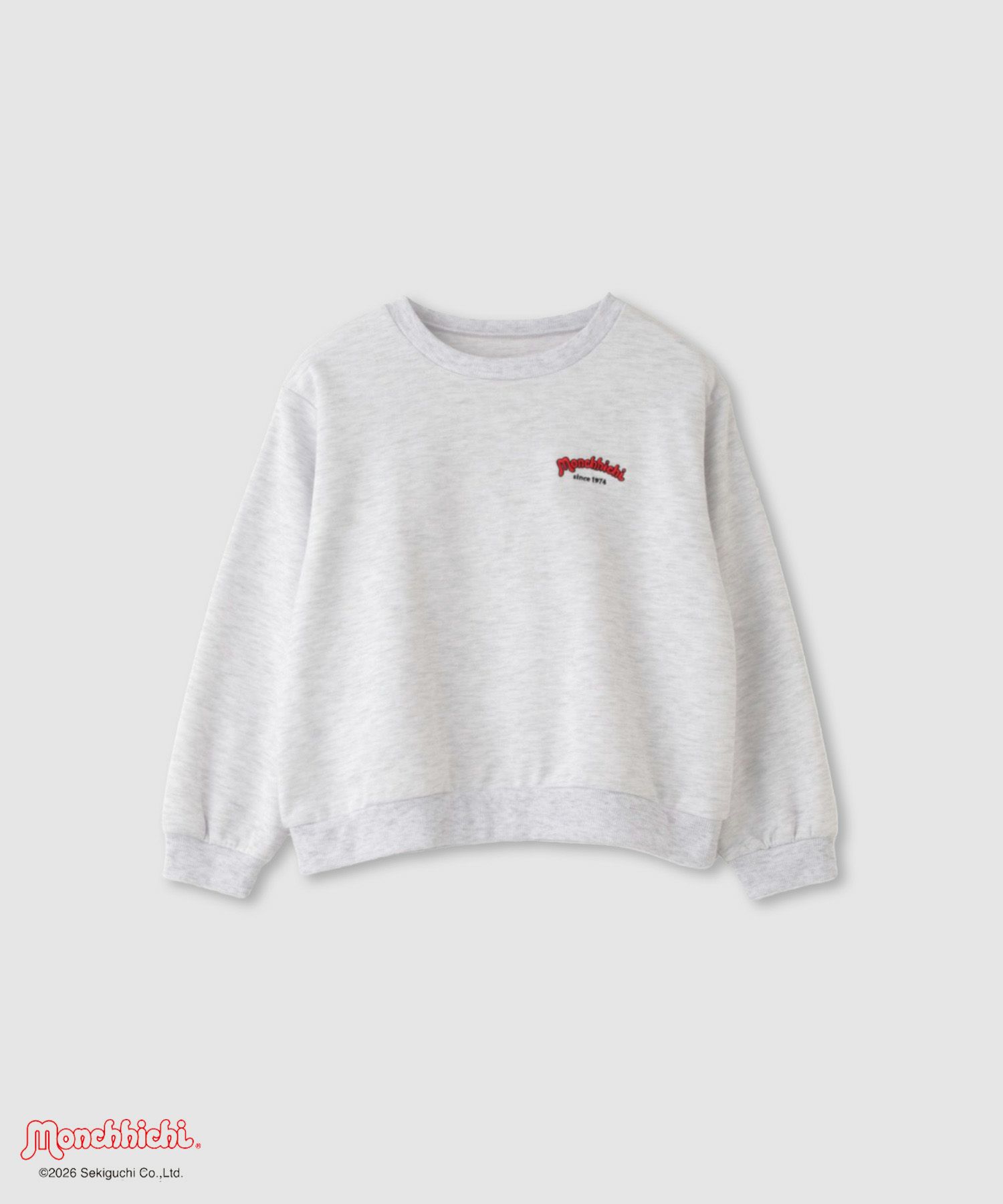 モンチッチ ポンチ素材転写プリントトレーナー キッズ商品サムネイル-2