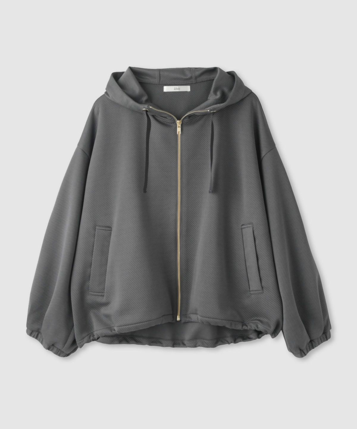 Idnes カルゼフードブルゾン レディース