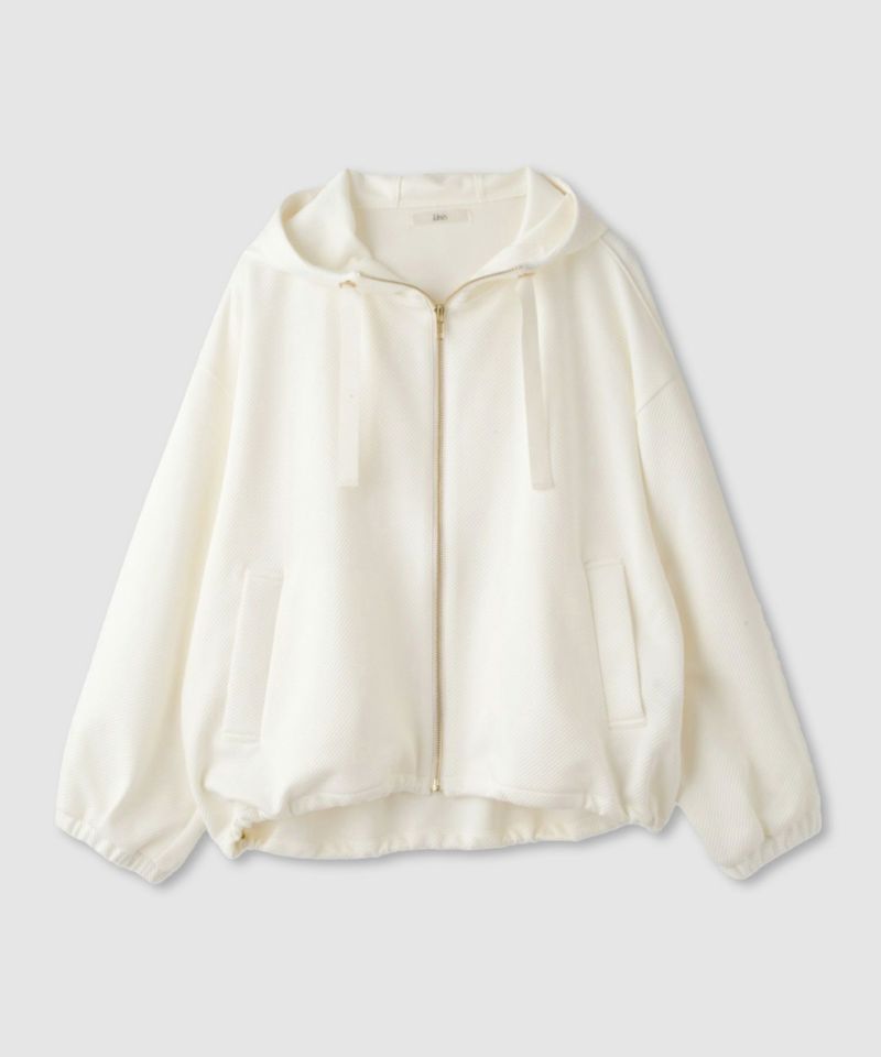 [最終さらに50%OFF]Idnes  カルゼフードブルゾン レディース商品画像-2