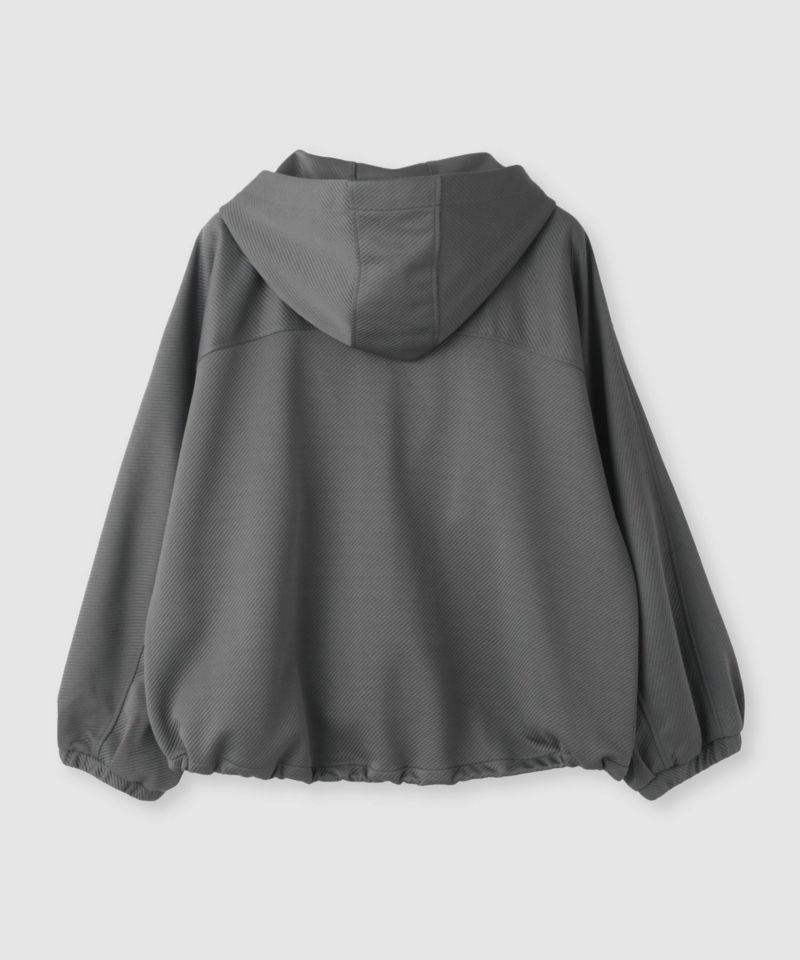 [最終さらに50%OFF]Idnes  カルゼフードブルゾン レディース商品画像-4