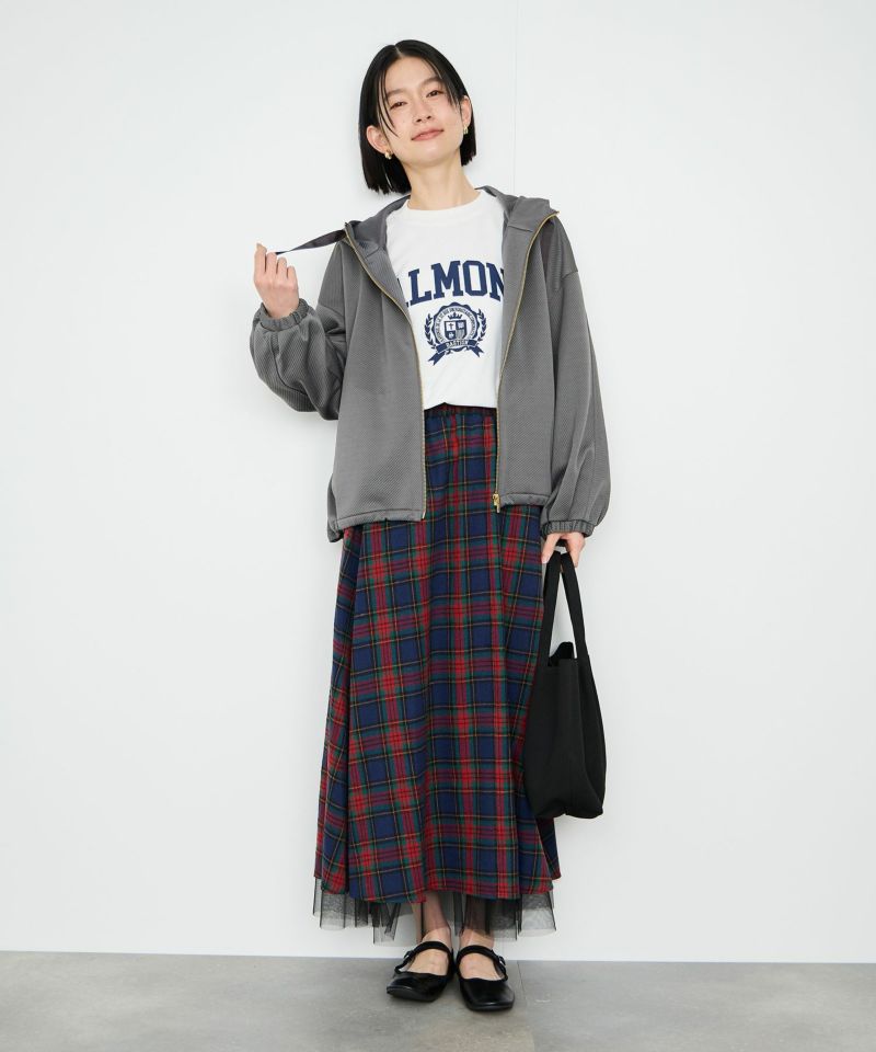 [値下げ]Idnes  カルゼフードブルゾン レディース商品画像-5