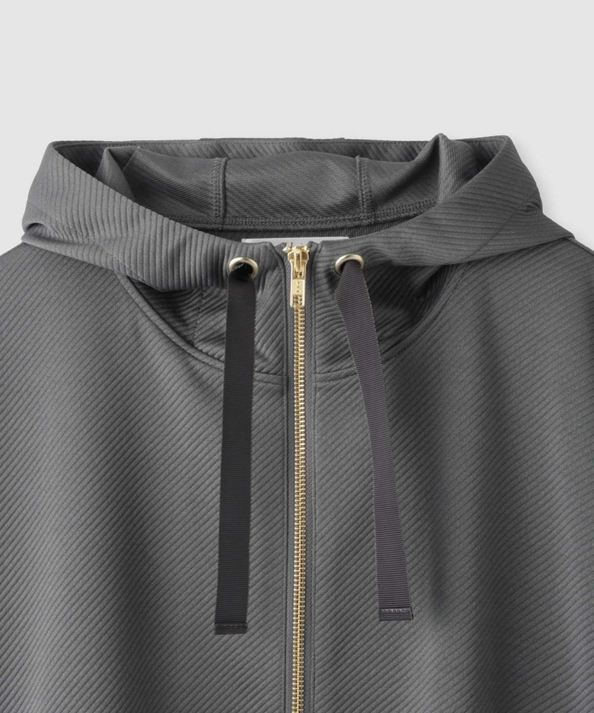 Idnes カルゼフードブルゾン レディース