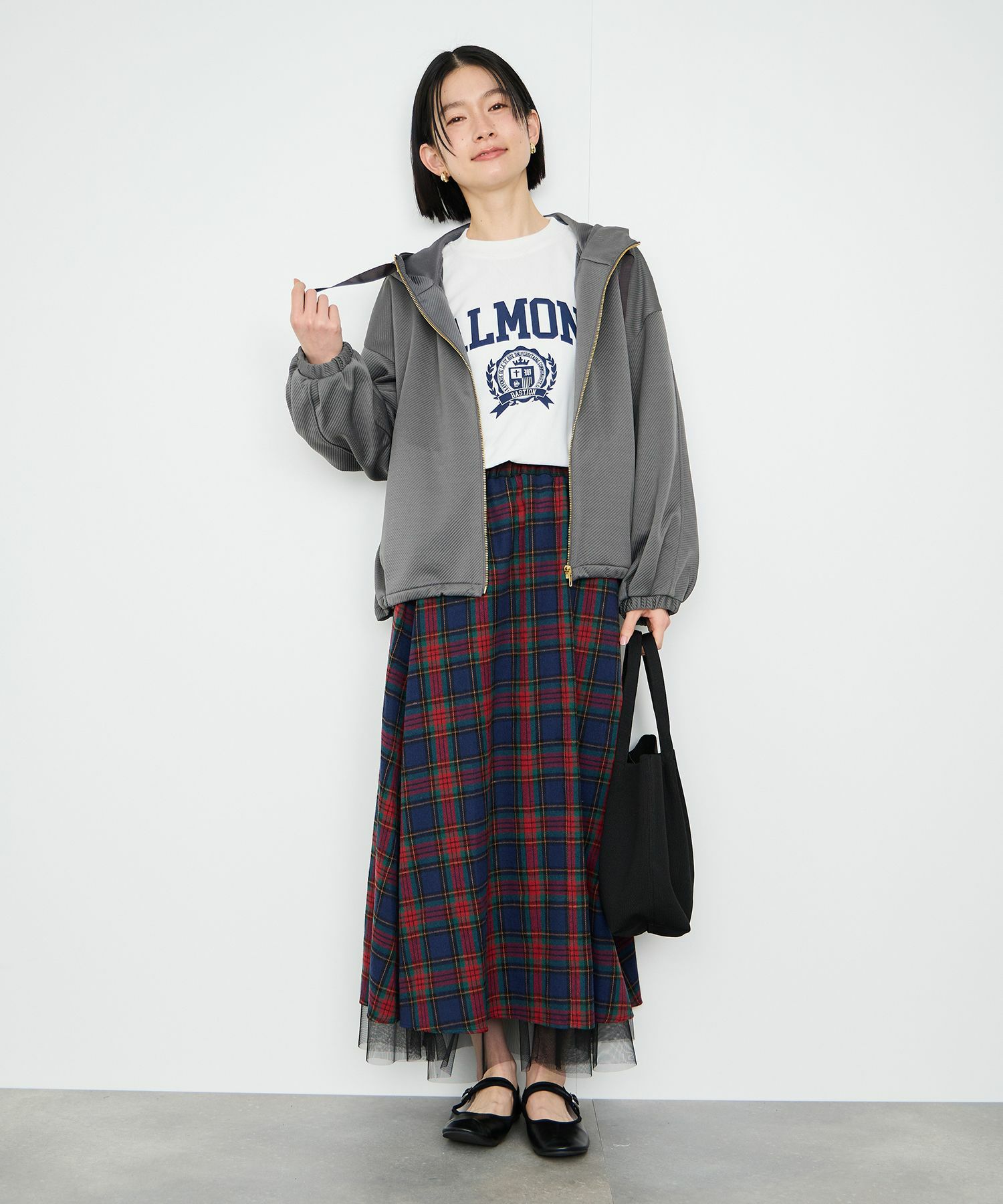 [最終さらに50%OFF]Idnes  カルゼフードブルゾン レディース商品サムネイル-5