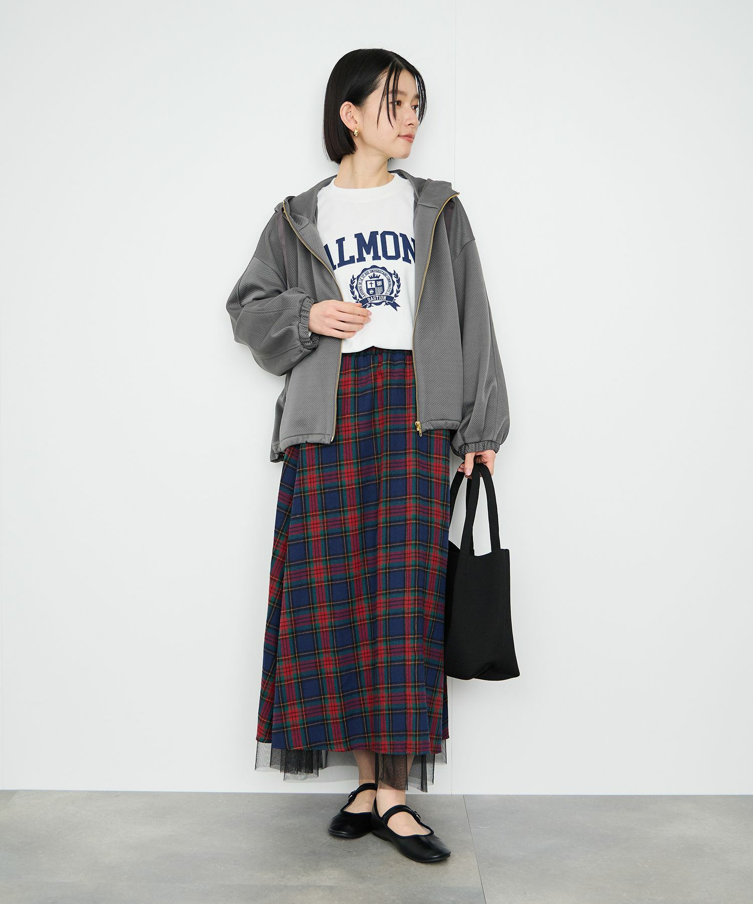 [最終さらに50%OFF]Idnes  カルゼフードブルゾン レディース商品サムネイル-6