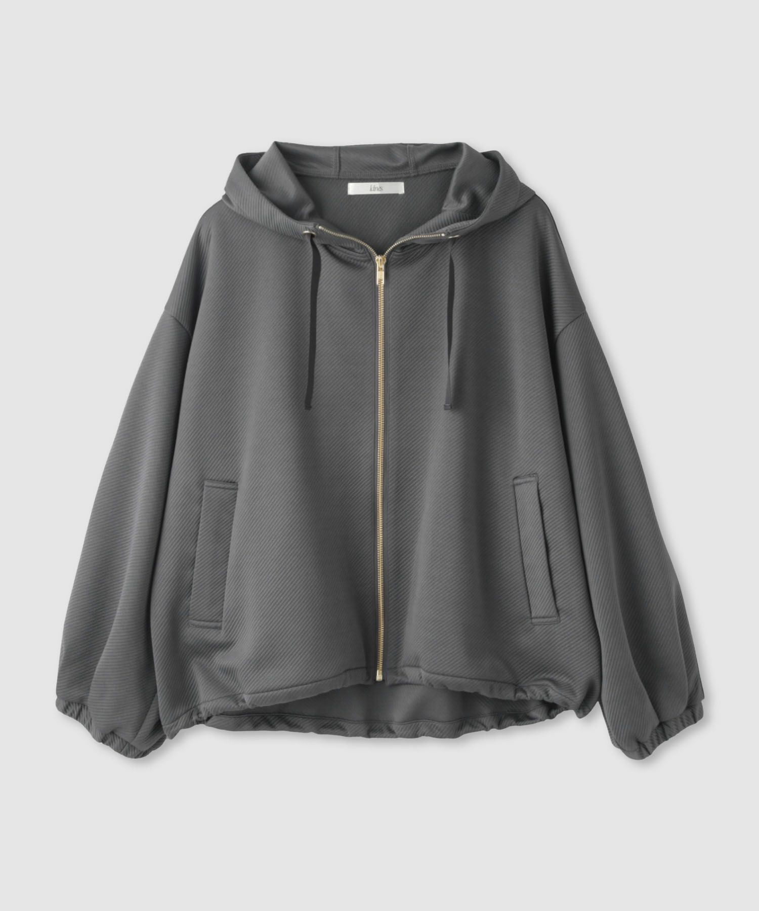 Idnes カルゼフードブルゾン レディース