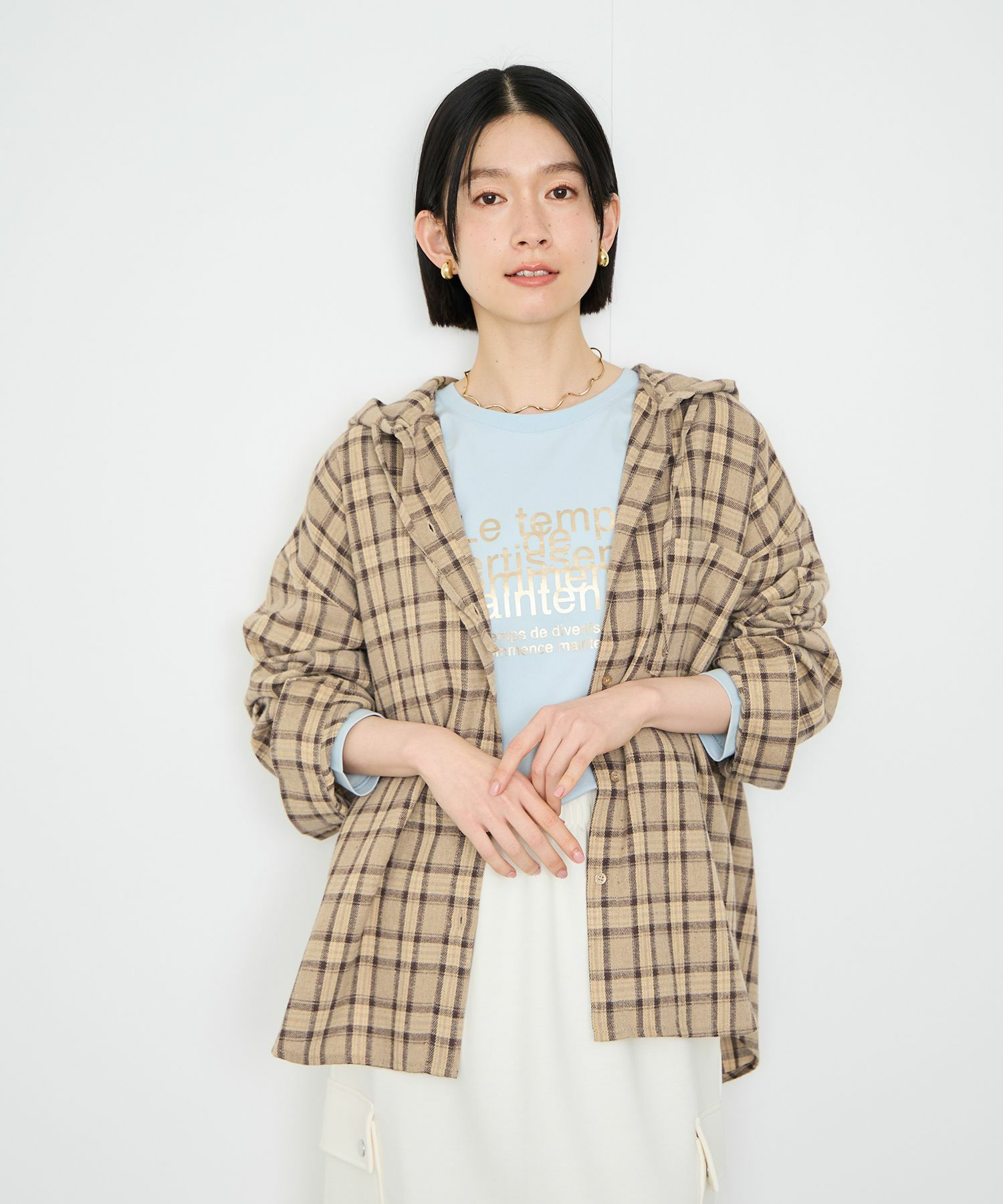 slacker チェック フード 60%OFF】fluff check skirt2～ﾌﾗｯﾌﾁｪｯｸｽｶｰﾄ2 | flower／フラワー公式通販