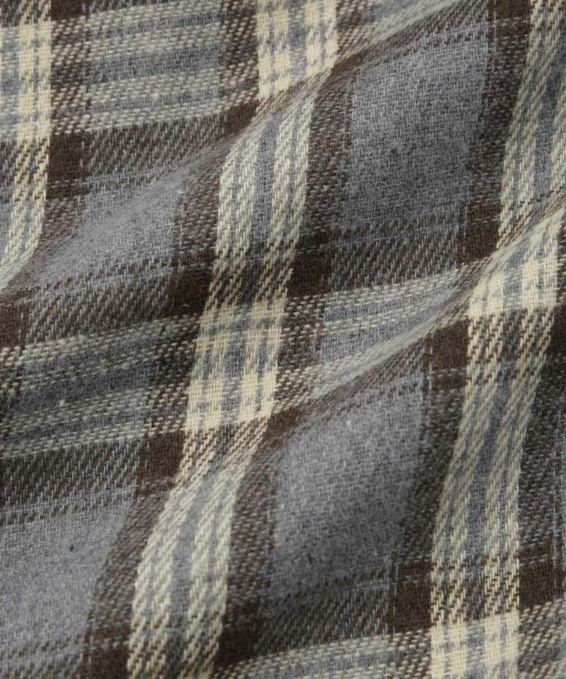 Idnes  フードネルチェックシャツ レディース商品画像-8