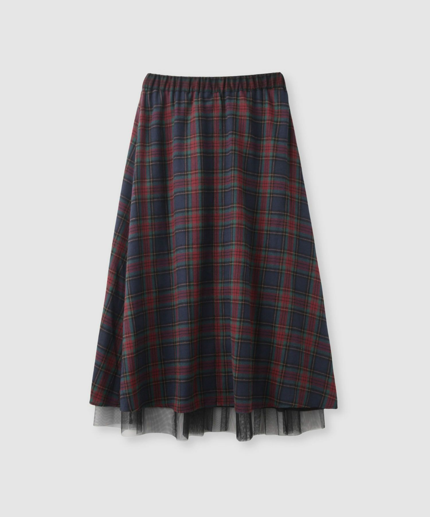 Idnes  リバーシブルネルチェックスカート レディース商品画像-22