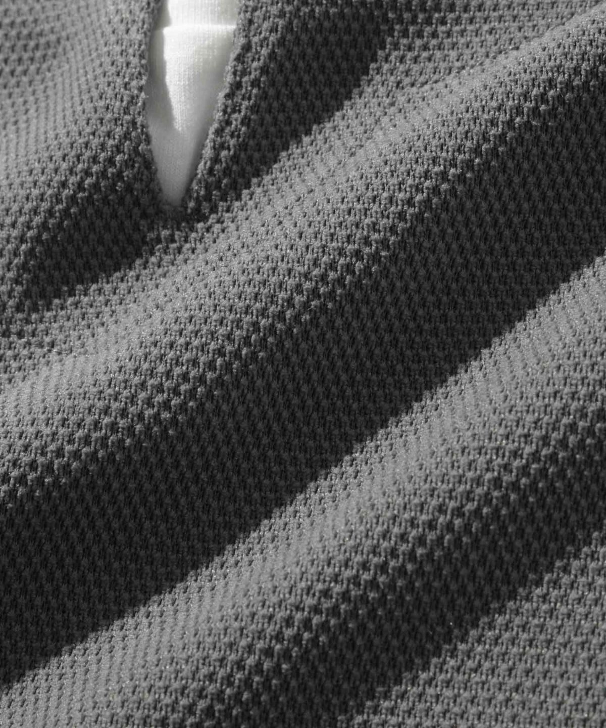 NAVY ピーチ鹿の子キーネックレイヤー長袖Tシャツ メンズ