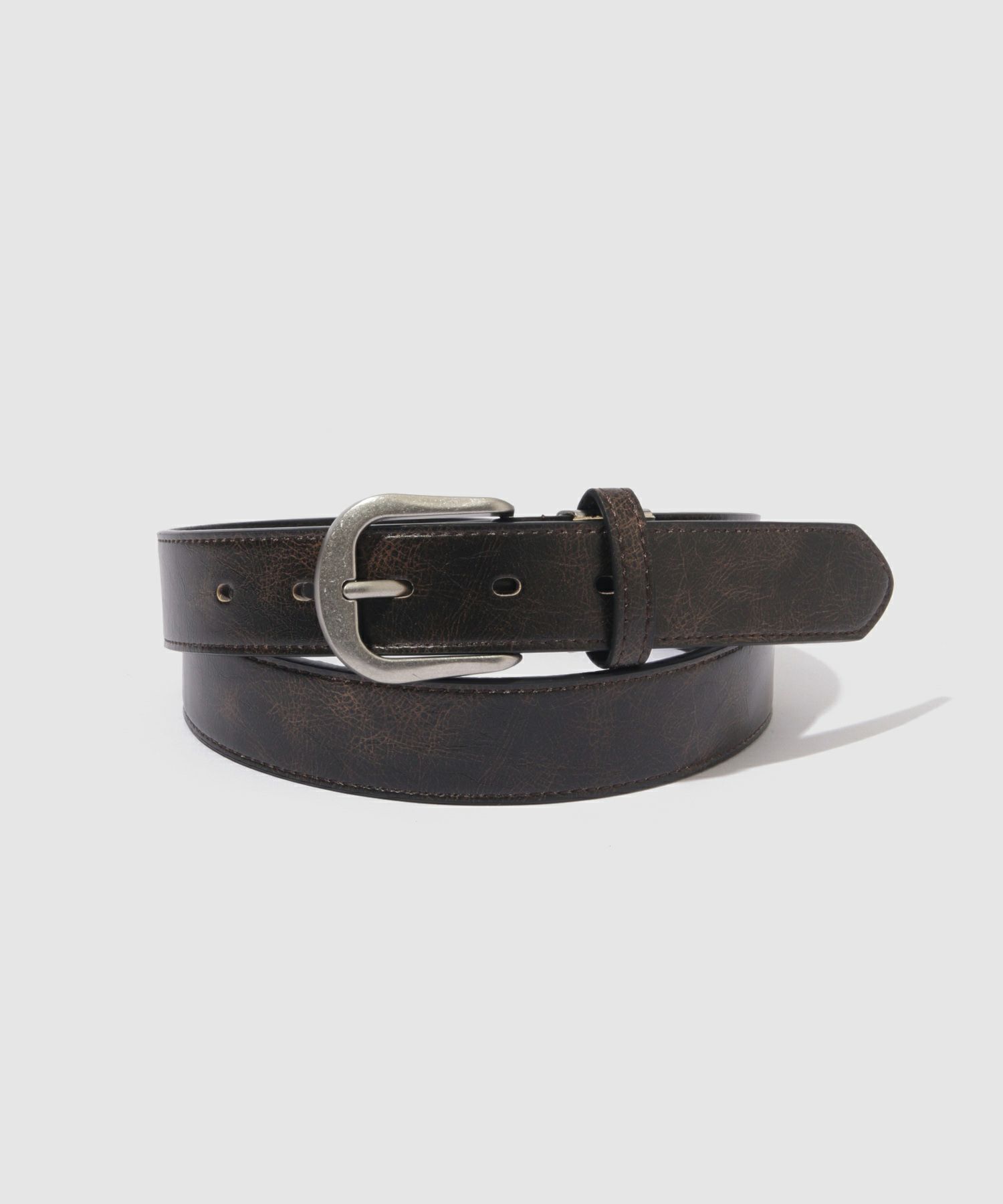 30mmムラ調カラーベルト メンズ