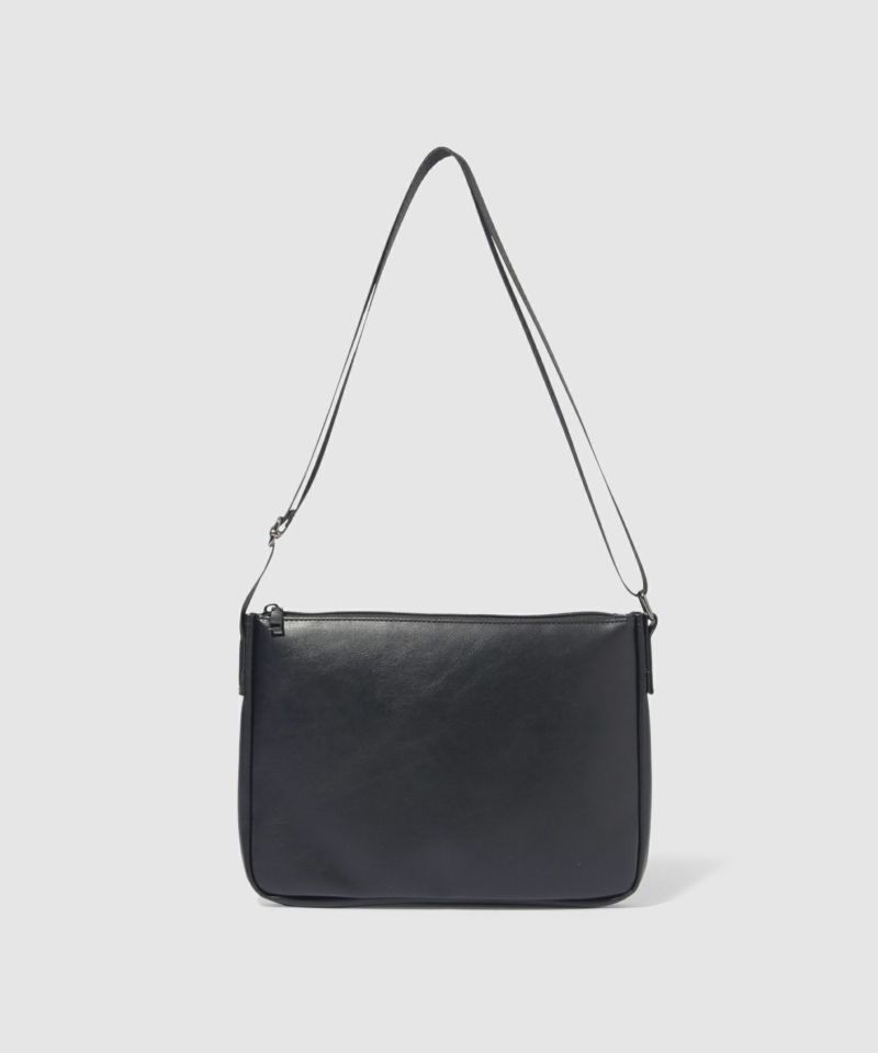 ソフト合皮薄型サコッシュショルダーバッグ商品画像-1