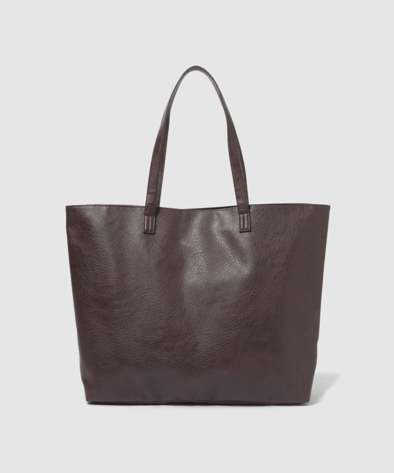 ムラ調合皮多ポケットトートバッグ商品画像-2