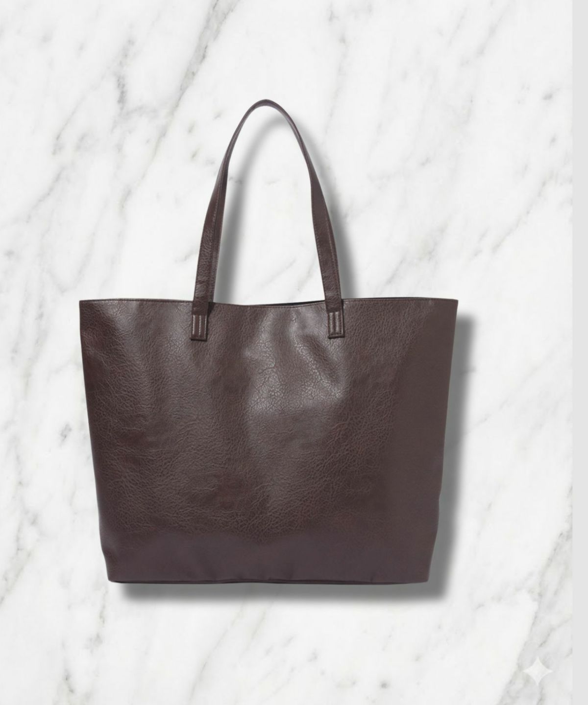 ムラ調合皮多ポケットトートバッグ