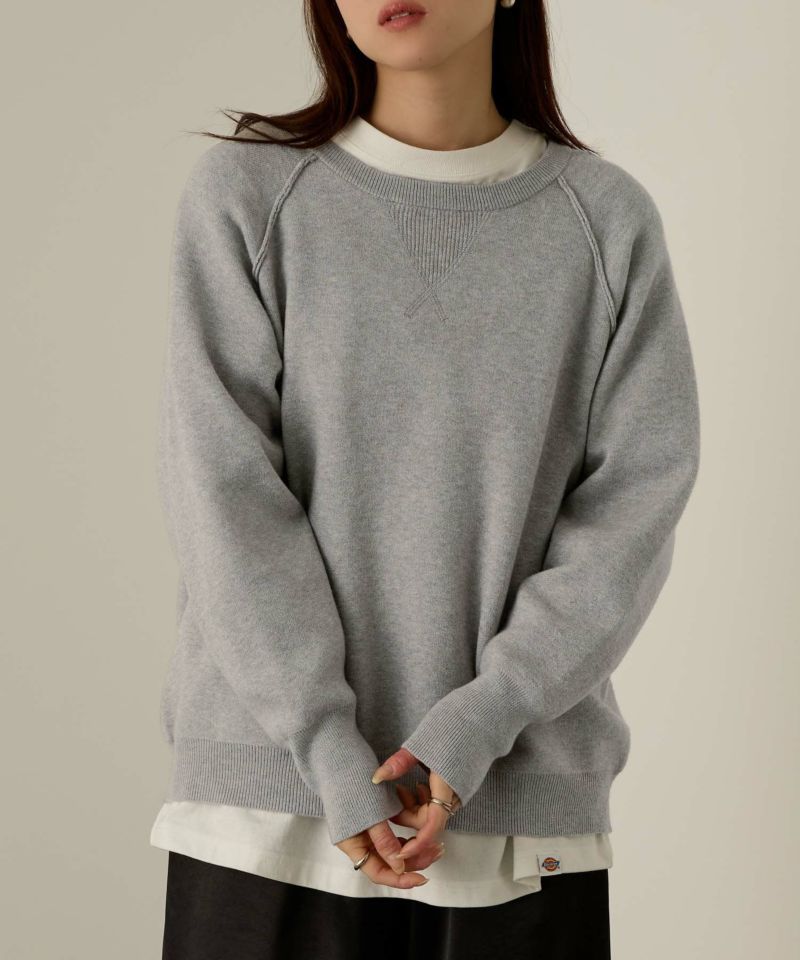 [さらに50%OFF]NAVY  ガゼット付きWジャガードニットプルオーバー レディース商品画像-2