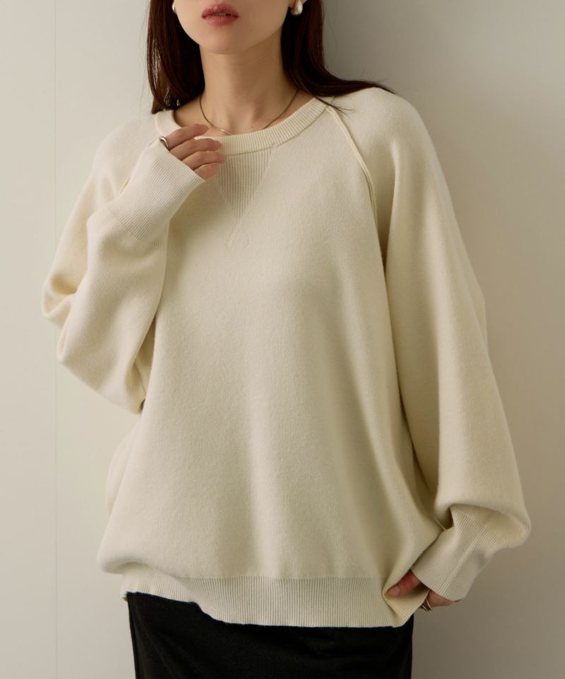 [さらに50%OFF]NAVY  ガゼット付きWジャガードニットプルオーバー レディース商品画像-4